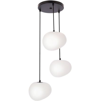 Luster na lanku STONES 3xE27/40W/230V
