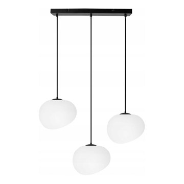Luster na lanku STONES 3xE27/40W/230V