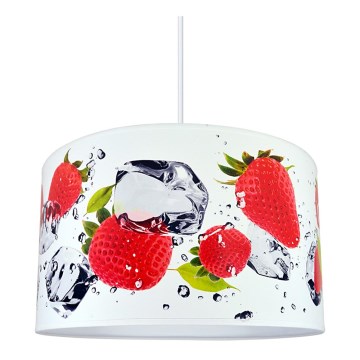 Luster na lanku STRAWBERRIES 1xE27/60W/230V