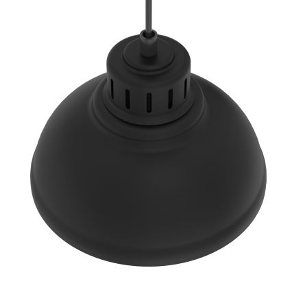 Luster na lanku SVEN 2xE27/15W/230V čierna