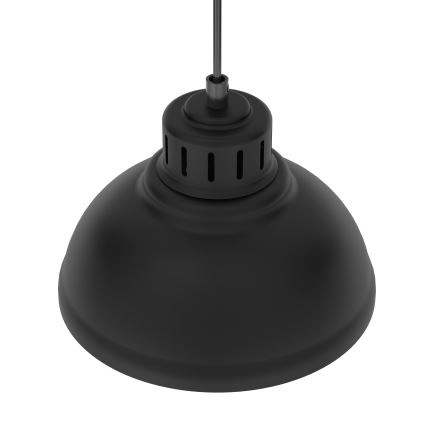 Luster na lanku SVEN 3xE27/15W/230V čierna