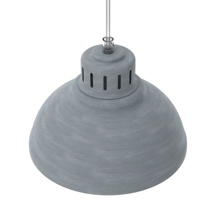 Luster na lanku SVEN 3xE27/15W/230V šedá