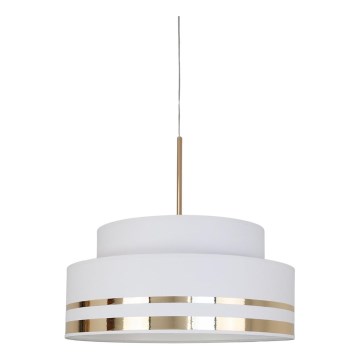 Luster na lanku TAMI 1xE27/60W/230V krémová/zlatá