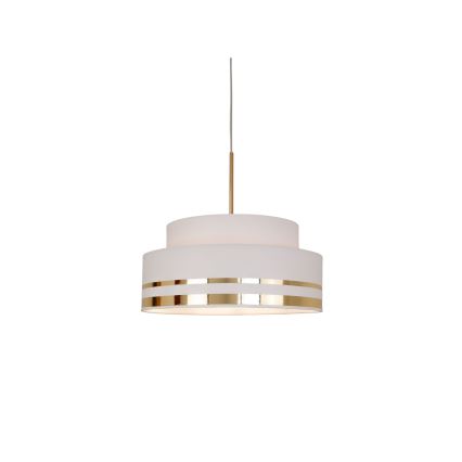 Luster na lanku TAMI 1xE27/60W/230V krémová/zlatá
