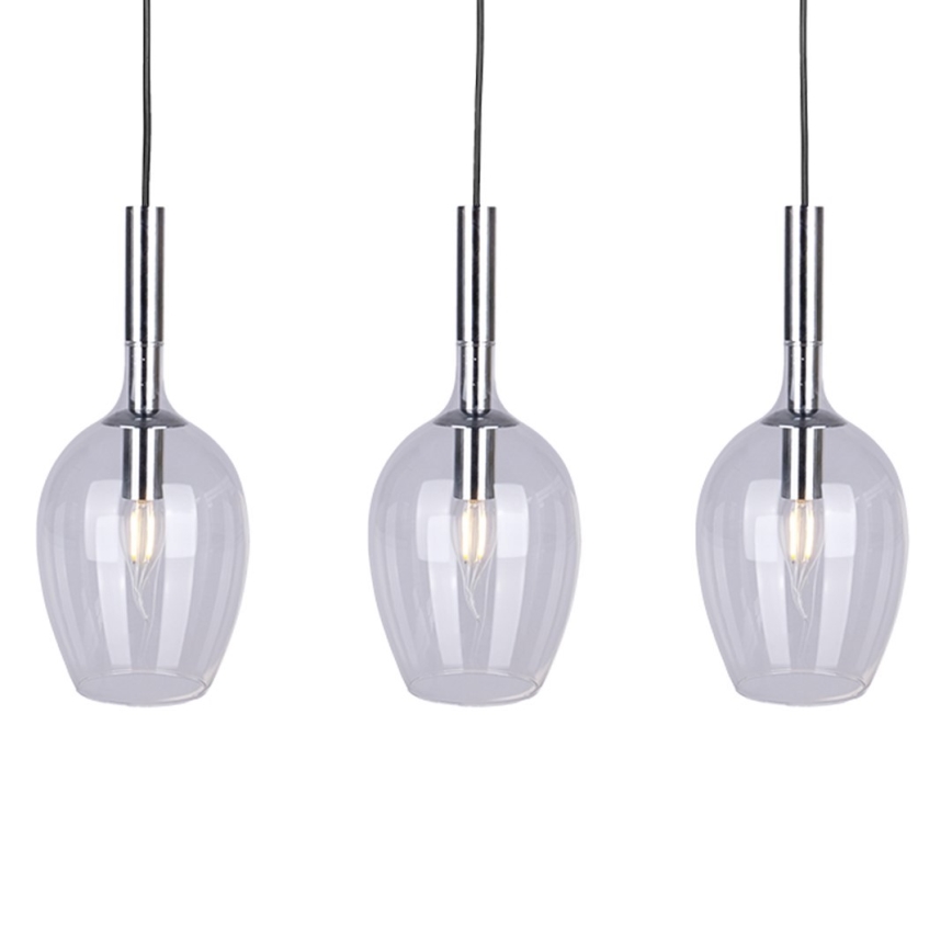 Luster na lanku TANGO 3xE14/40W/230V číra