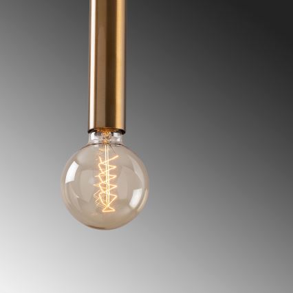 Luster na lanku TEMPO 5xE27/40W/230V zlatý