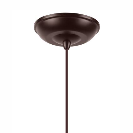 Luster na lanku TINA 1xE27/60W/230V bronz