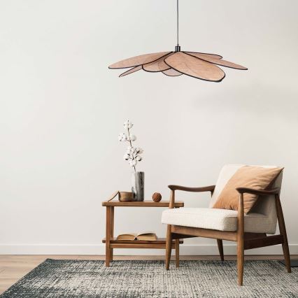 Luster na lanku TOBAGO 1xE27/20W/230V pr. 100 cm béžová