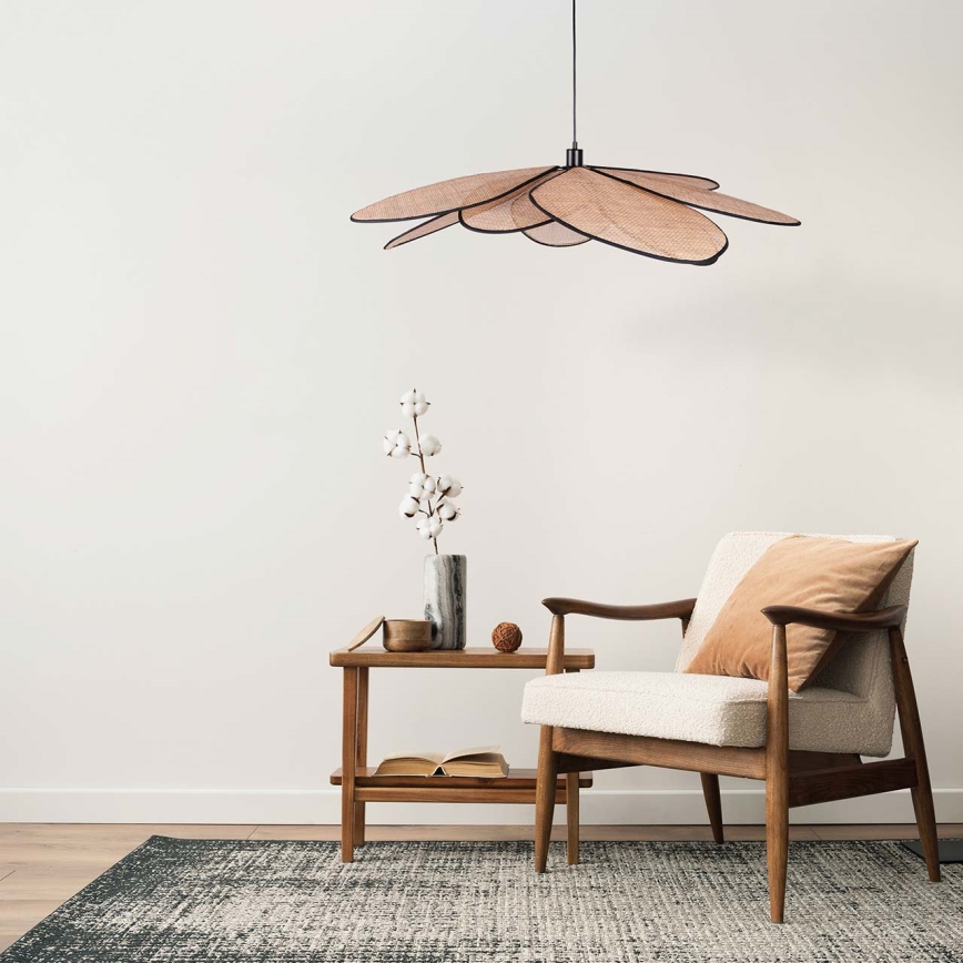Luster na lanku TOBAGO 1xE27/20W/230V pr. 100 cm béžová