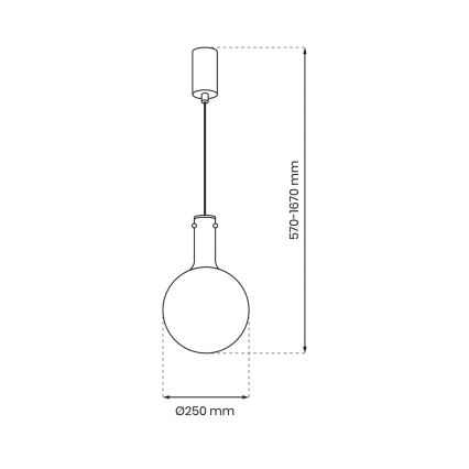 Luster na lanku TORONTO 1xGU10/8W/230V lesklý chróm