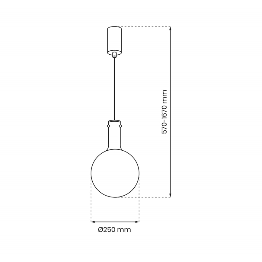 Luster na lanku TORONTO 1xGU10/8W/230V lesklý chróm