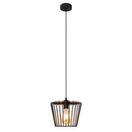 Luster na lanku TORRI 1xE27/15W/230V pr. 23 cm čierna