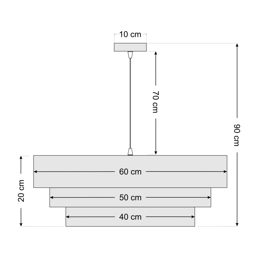 Luster na lanku TRINITI 1xE27/60W/230V modrá/zlatá