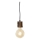 Luster na lanku TRONCO 1xE27/40W/230V