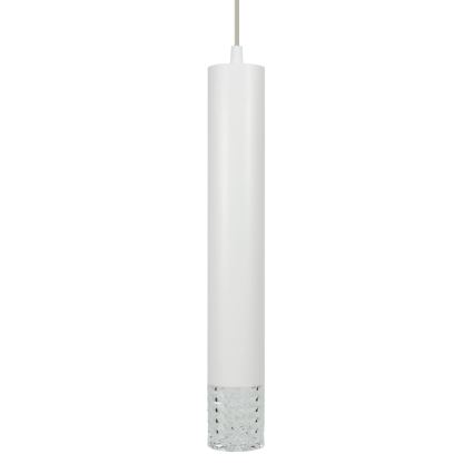 Luster na lanku TUBI 1xGU10/8W/230V biela