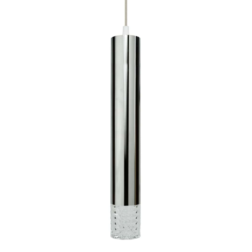 Luster na lanku TUBI 1xGU10/8W/230V lesklý chróm