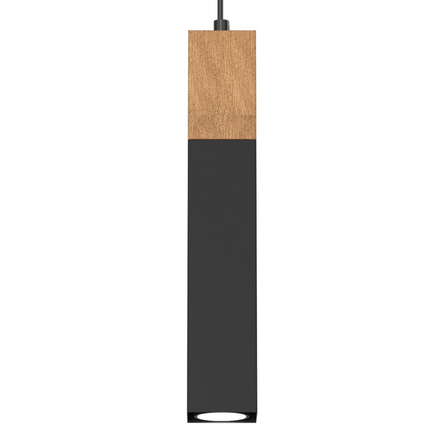 Luster na lanku TULUM 3xGU10/60W/230V čierna