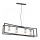 Luster na lanku TUNJA 4xE27/60W/230V čierna/lesklý chróm
