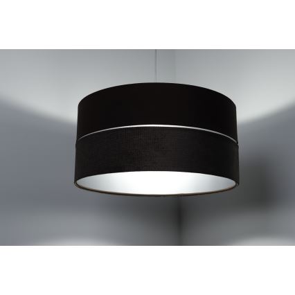 Luster na lanku TWIST 1xE27/60W/230V hnedá/strieborná