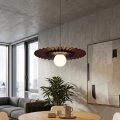 Luster na lanku UMBRA 1xG9/8W/230V čierna/červená