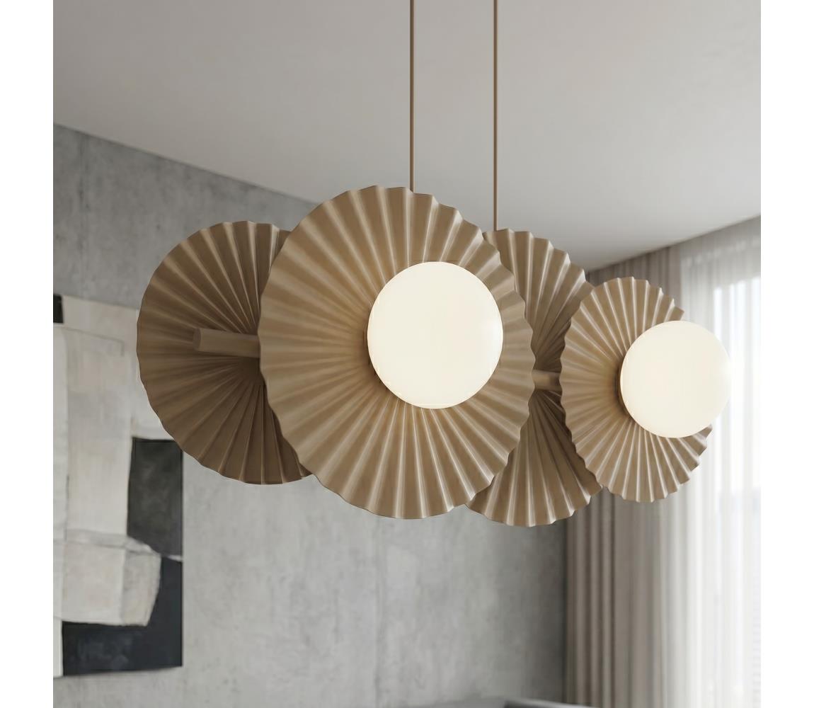 EMIBIG Luster na lanku UMBRA 4xG9/8W/230V béžový 1728/4