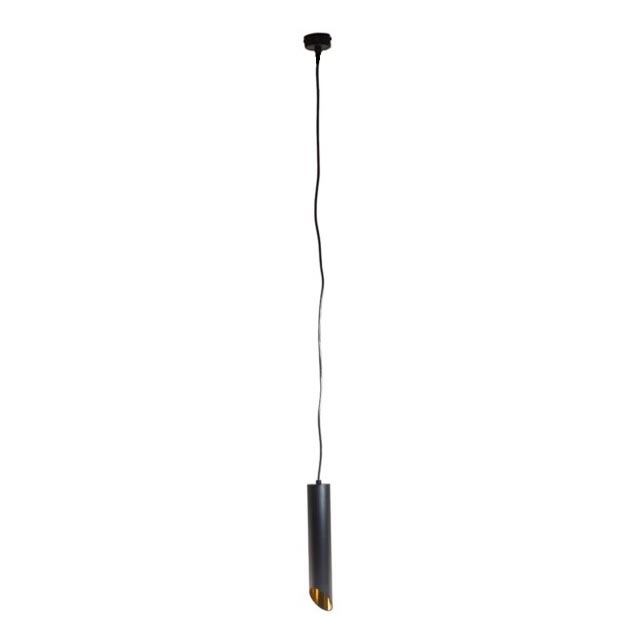 Luster na lanku VALDA 1xGU10/30W/230V 132 cm čierna