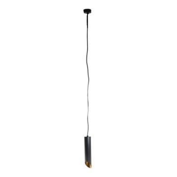 Luster na lanku VALDA 1xGU10/60W/230V 132 cm čierna