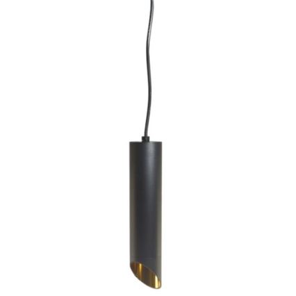 Luster na lanku VALDA 1xGU10/60W/230V 132 cm čierna