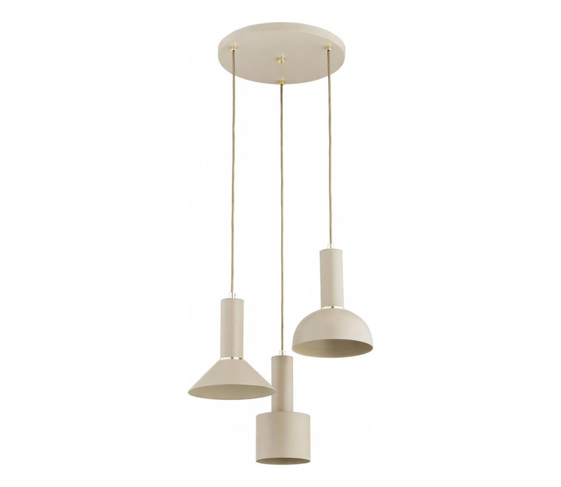 Luster na lanku VANTI 3xE27/15W/230V béžový 62615