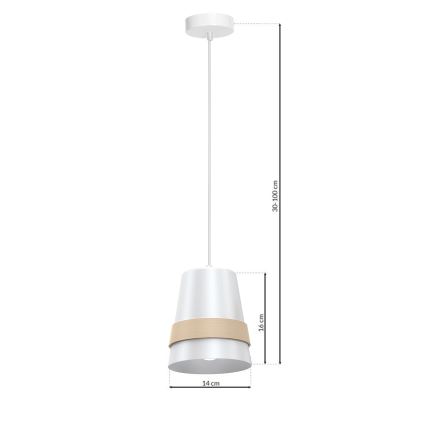Luster na lanku VENEZIA 1xE27/60W/230V