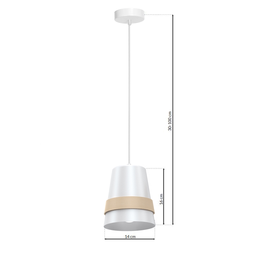 Luster na lanku VENEZIA 1xE27/60W/230V