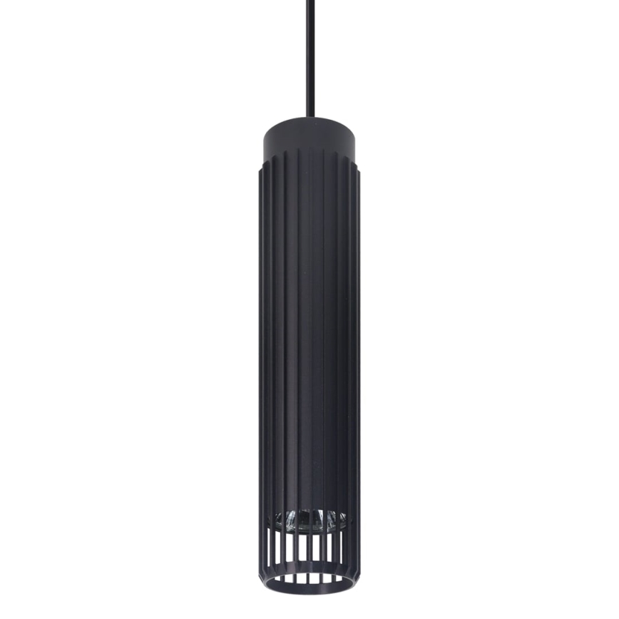Luster na lanku VERTICAL 1xGU10/8W/230V čierna