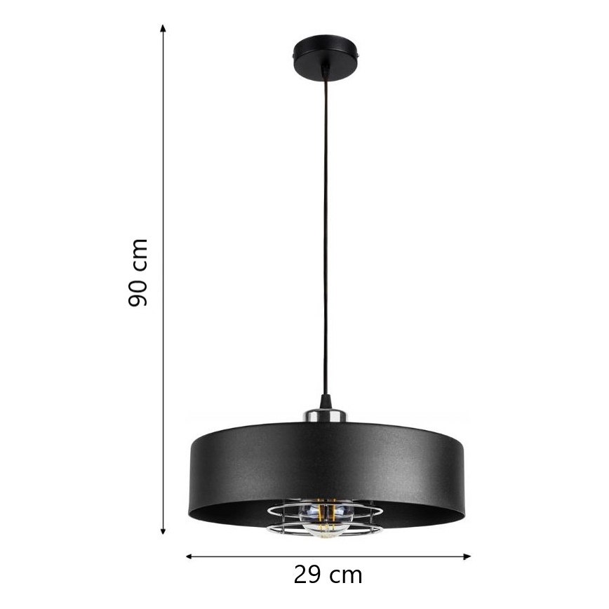 Luster na lanku VEST 1xE27/60W/230V