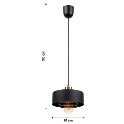 Luster na lanku VEST 1xE27/60W/230V