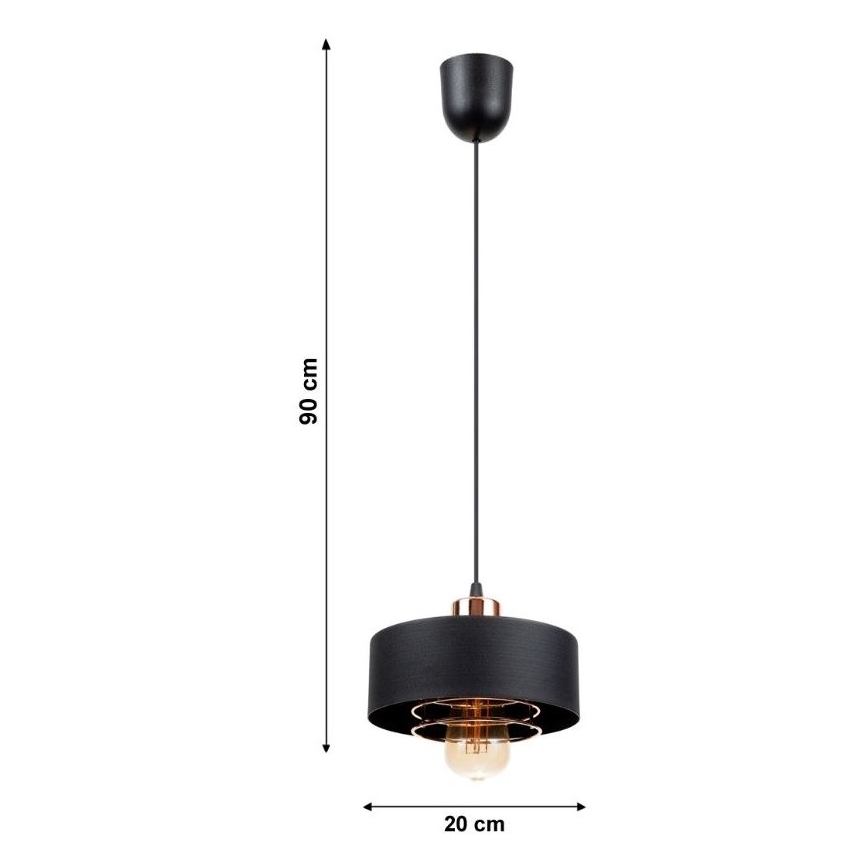 Luster na lanku VEST 1xE27/60W/230V