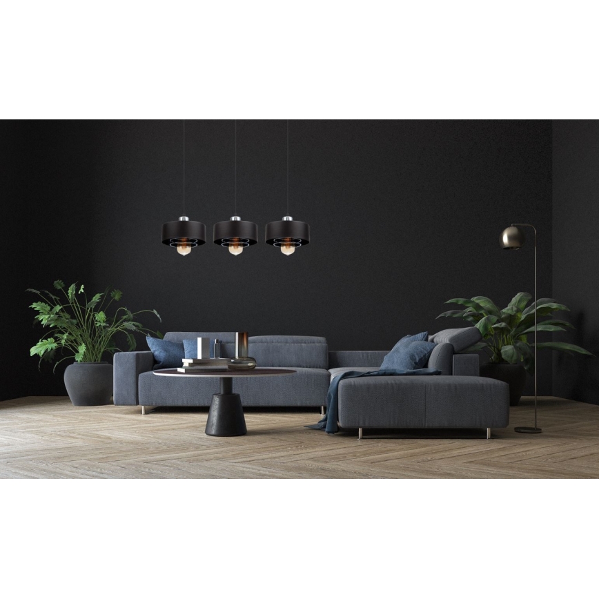 Luster na lanku VEST 3xE27/60W/230V