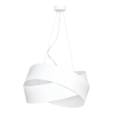 Luster na lanku VIENO 3xE27/15W/230V biela