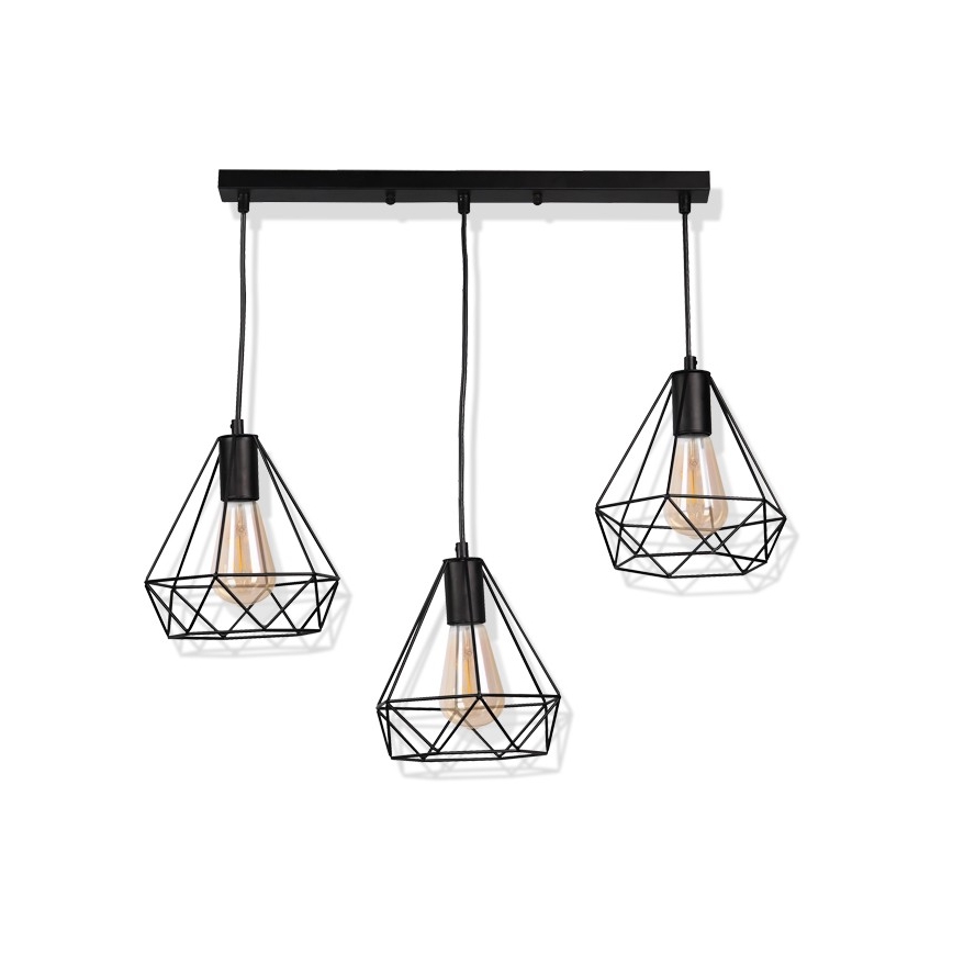 Luster na lanku VIGO 3xE27/20W/230V