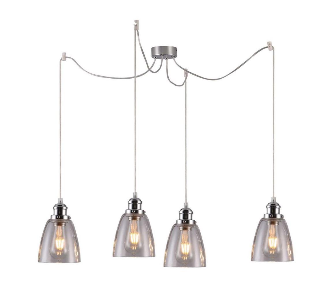 Luster na lanku VOICE 4xE27/40W/230V pavúk