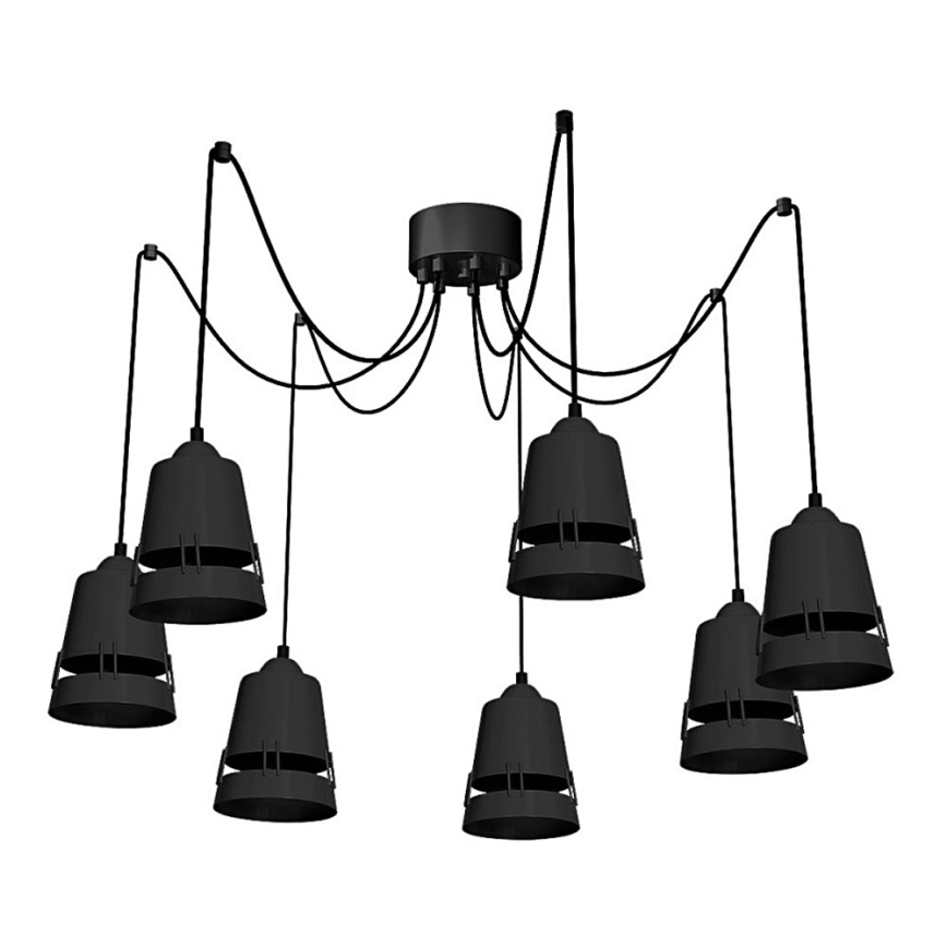 Luster na lanku WALET 7xE27/60W/230V pavúk