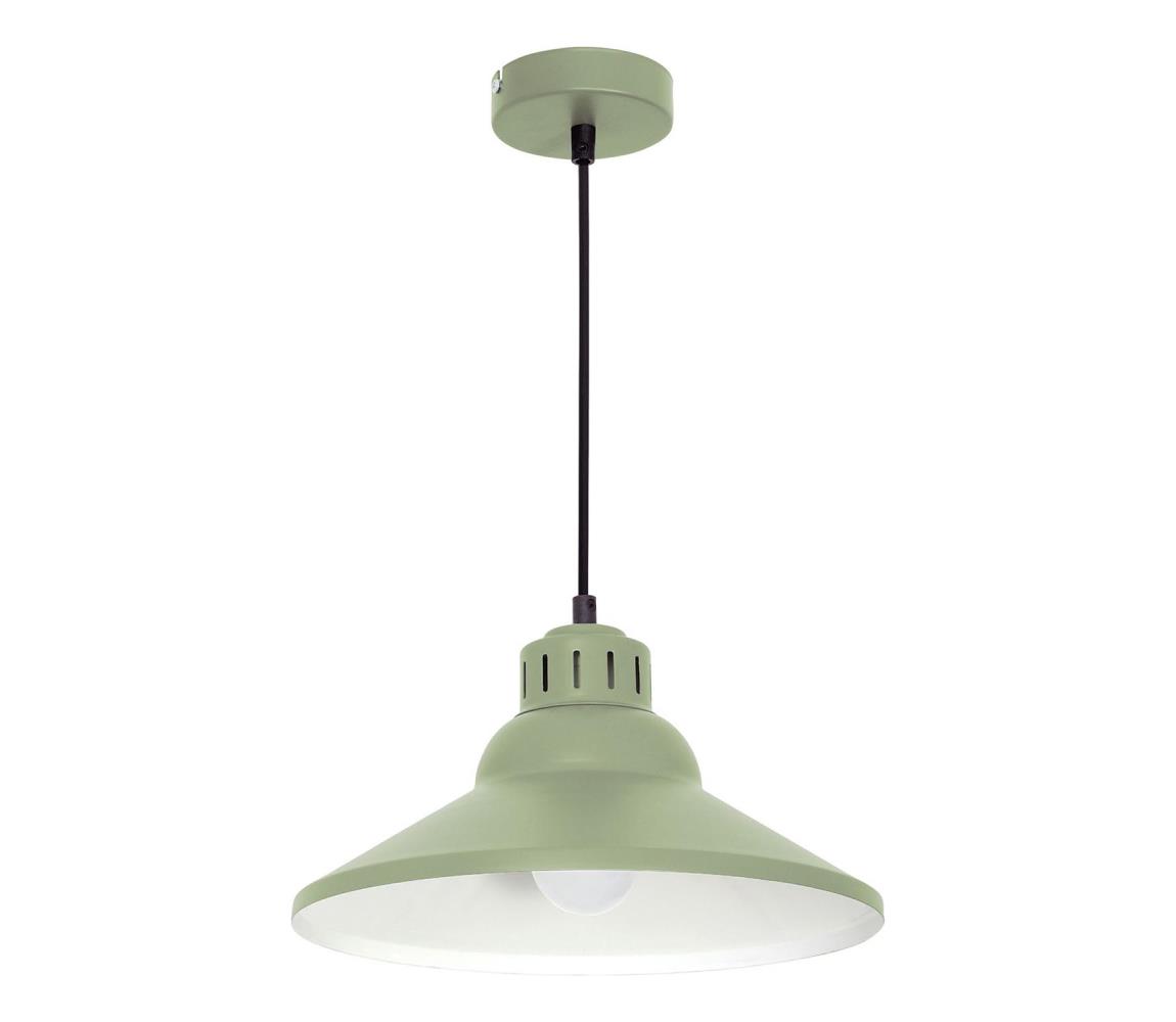 Luster na lanku WORKS 1xE27/15W/230V zelená