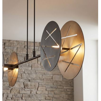 Luster na lanku XOTIC 2xE27/15W/230V čierna