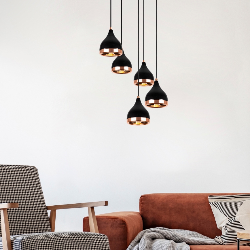 Luster na lanku YILDO 5xE27/40W/230V