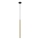 Luster na lanku YORU 1xG9/8W/230V 50 cm mosadz