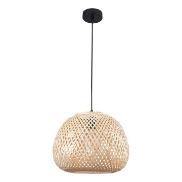 Luster na lanku ZANZIBAR 1xE27/20W/230V pr. 35 cm bambus
