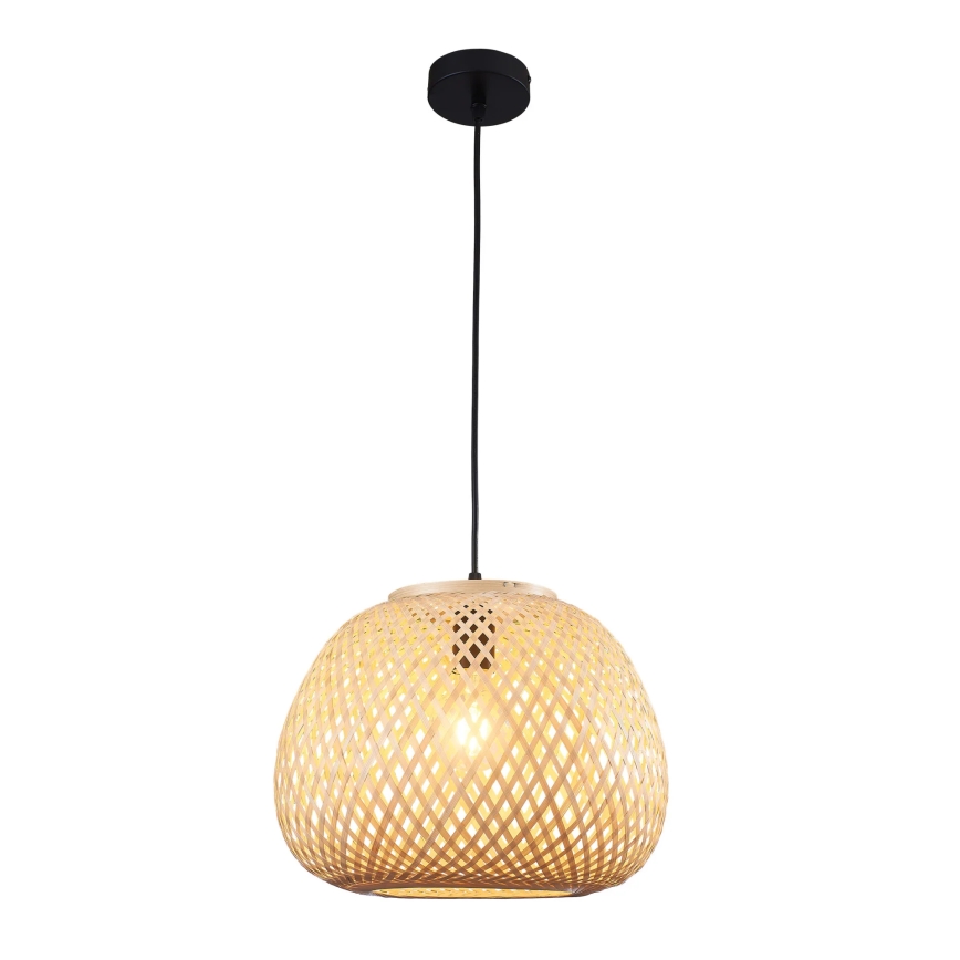 Luster na lanku ZANZIBAR 1xE27/20W/230V pr. 35 cm bambus