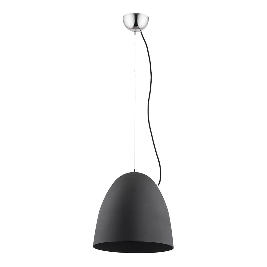 Luster na lanku ZETES 1xE27/15W/230V čierna
