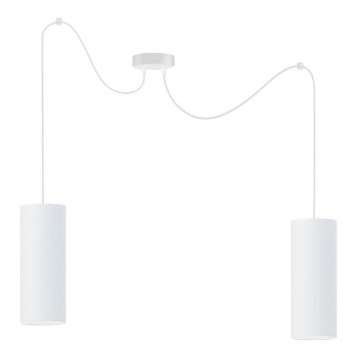 Luster na lanku ZIK 2xE27/40W/230V biela