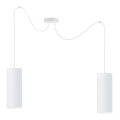 Luster na lanku ZIK 2xE27/40W/230V pavúk biela
