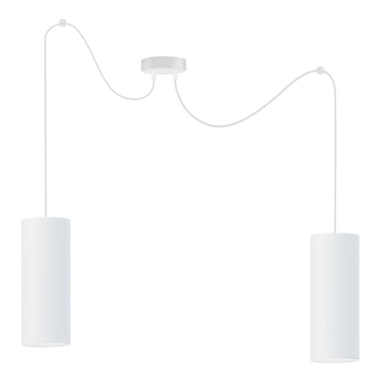Luster na lanku ZIK 2xE27/40W/230V pavúk biela